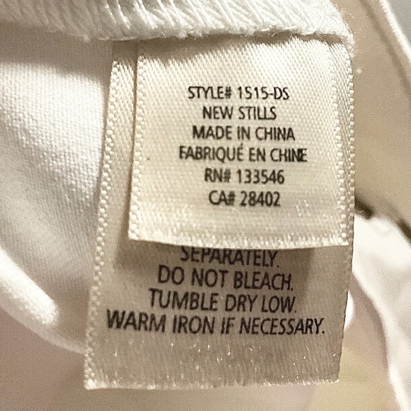 NWT Ecru Trousers Dress Pants Ankle Split hem Crop Ivory Off-White Coastal Sz 2 - Picture 4 of 16